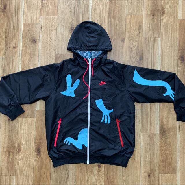 ブラックサイズNIKE×Parra The Running man Jaket  ナイキ×パラ