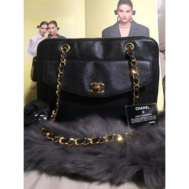 CHANEL - CHANEL シャネル ショルダーバッグ CHANELキャビアスキン