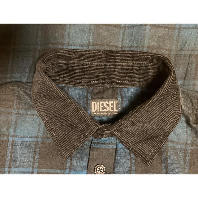 DIESEL(ディーゼル)の2021FW  DIESEL  S-JESS-DIP  チェック長袖シャツ メンズのトップス(シャツ)の商品写真