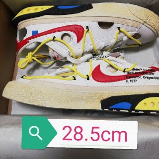 ナイキ(NIKE)の再出品 28.5cm NIKE X OFF-WHITE BLAZER LOW(スニーカー)