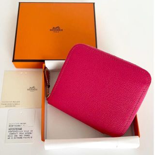 エルメス(Hermes)のHERMES エルメス　シルクインコンパクト　ローズエクストリーム(財布)