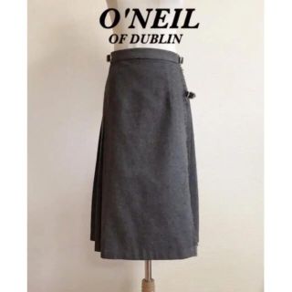 O'NEIL OF DUBLIN ひざ丈スカート 10(M位) グレー