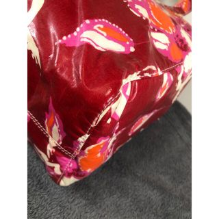 CHANEL シャネル 花柄 ビニールトート バッグ ショルダー