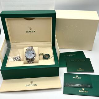 ロレックス(ROLEX)の【美品】 ROLEX デイトジャスト 36 ジュビリー 126234 青文字盤(腕時計(アナログ))