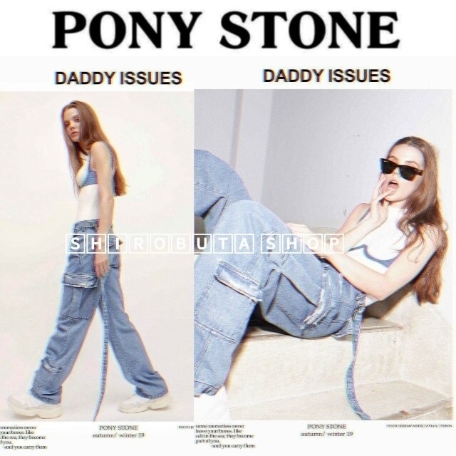 PONY STONE アシンメトリー カーゴ ponystone ポニーストーン