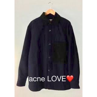 アクネストゥディオズ(Acne Studios)の【美品】Acne studios ジャケット メンズ　ネイビー、アクネ　黒(ブルゾン)