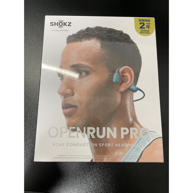 【新品未開封】骨伝導イヤホン shokz OpenRun Pro ブルー