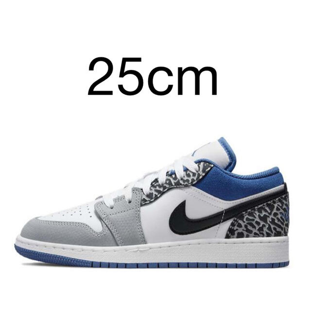 Nike GS Air Jordan 1 Low True Blueレディース