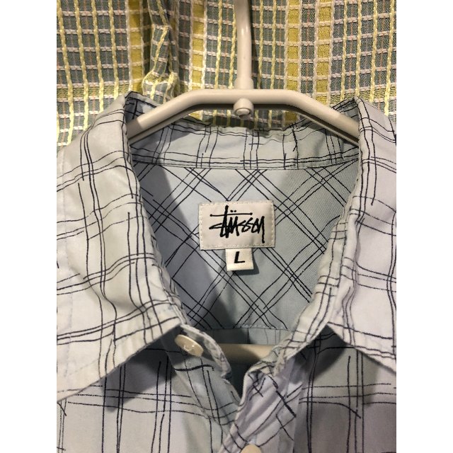 STUSSY(ステューシー)のステューシー 半袖シャツ（水色）【L】 メンズのトップス(シャツ)の商品写真