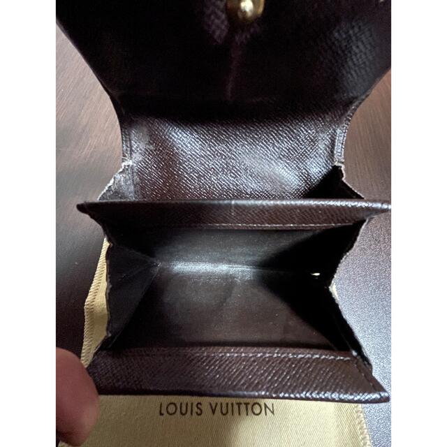 LOUIS VUITTON(ルイヴィトン)のルイヴィトン ポルトモネ　ダミエ 財布　小銭入れ　箱　保存袋　美品付き レディースのファッション小物(コインケース)の商品写真