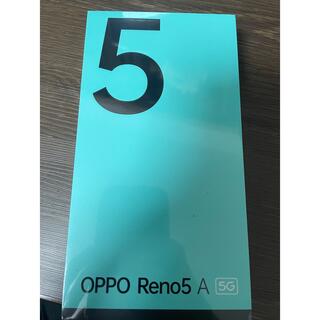アンドロイド(ANDROID)のOPPO Reno5 A(SIMフリー)アイスブルー　6.5インチ/5G対応(スマートフォン本体)