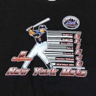 マジェスティック(Majestic)の希少 MLB ニューヨーク メッツ 新庄剛志 Tシャツ XL BIG BOSS(Tシャツ/カットソー(半袖/袖なし))