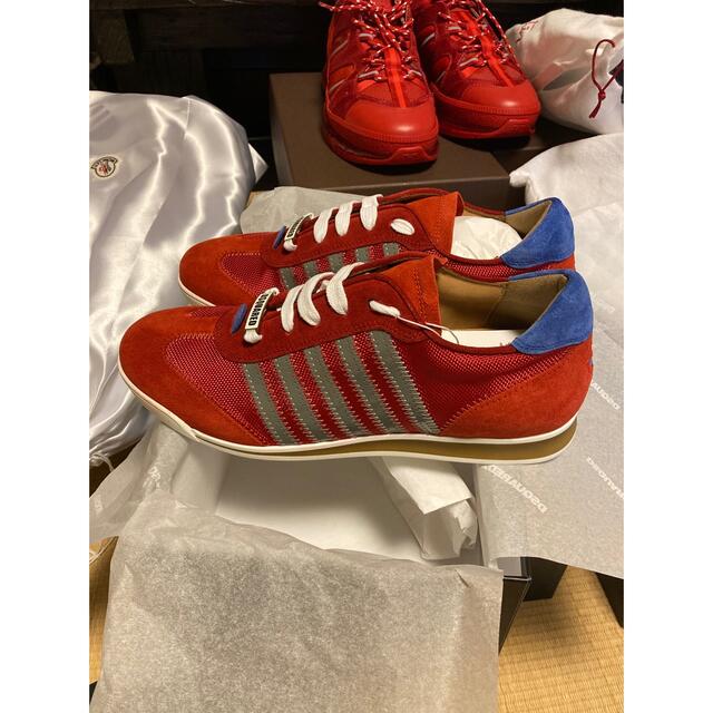 DSQUARED2 - DSQUARED2 ディースクエアード スニーカー レッド DSQUARED2 - DSQUARED2 ディースクエアード スニーカー レッド