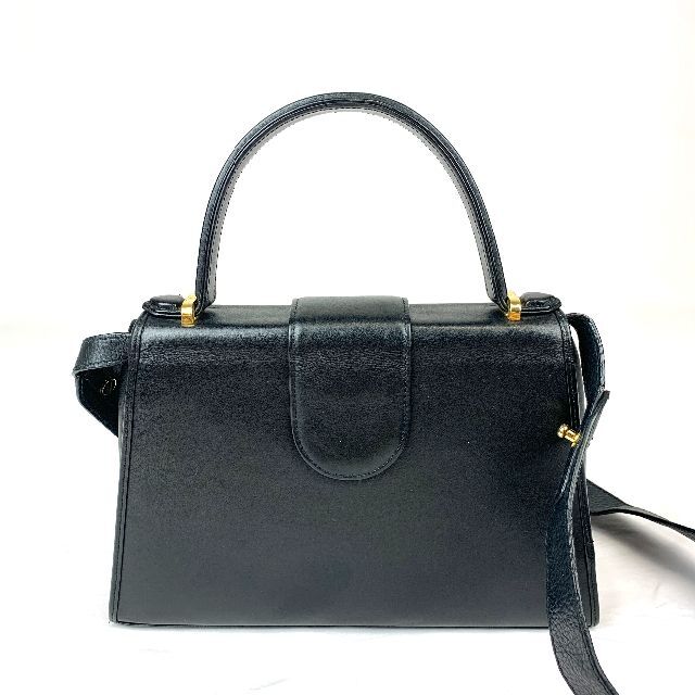 YVES SAINT LAURENT レザー　ロゴ金具　ショルダーバッグ