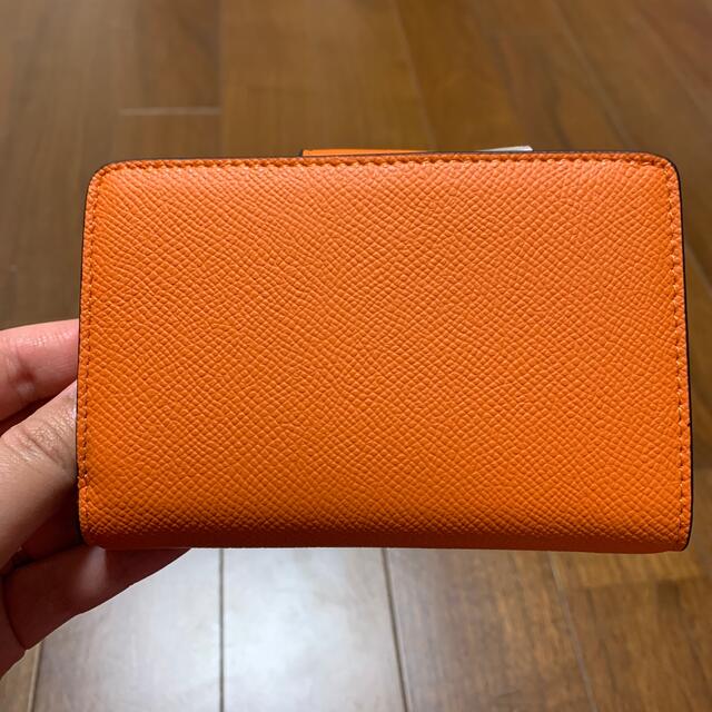 COACH(コーチ)の本体のみ6390 二つ折り　財布　オレンジ レディースのファッション小物(財布)の商品写真