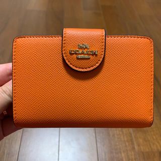 コーチ(COACH)の本体のみ6390 二つ折り　財布　オレンジ(財布)