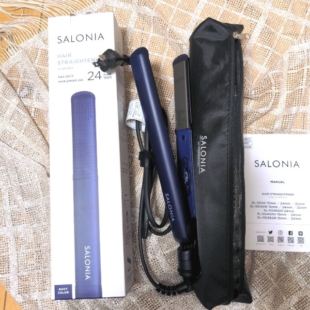 売れ筋がひ新作！ SALONIA ストレートヘアアイロン 24mm agapeeurope.org