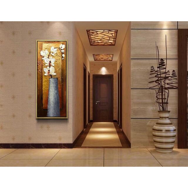 手作り油画 額つき 美術品 絵画インテリア壁飾り 油絵壁画 オーダー