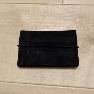 TOKYU HANS watote　洗える豚革の薄い財布　ブラック(財布)