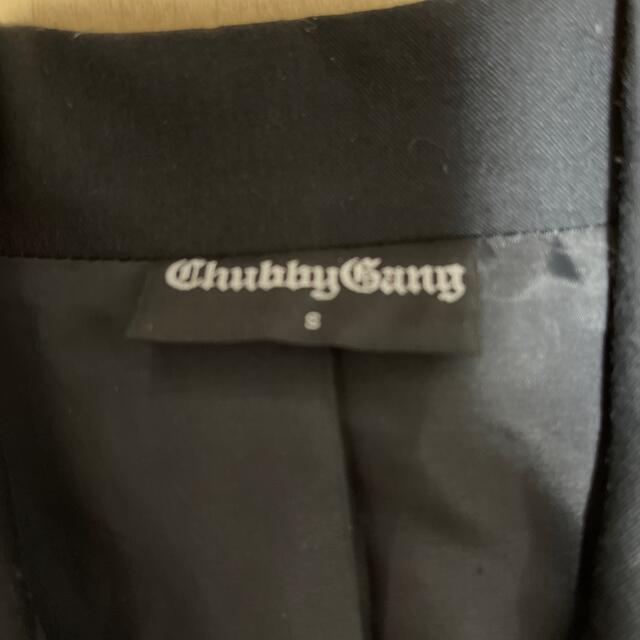 CHUBBYGANG(チャビーギャング)のChubbyGang(チャビーギャング)cool!黒ジャケット キッズ/ベビー/マタニティのキッズ服男の子用(90cm~)(ジャケット/上着)の商品写真