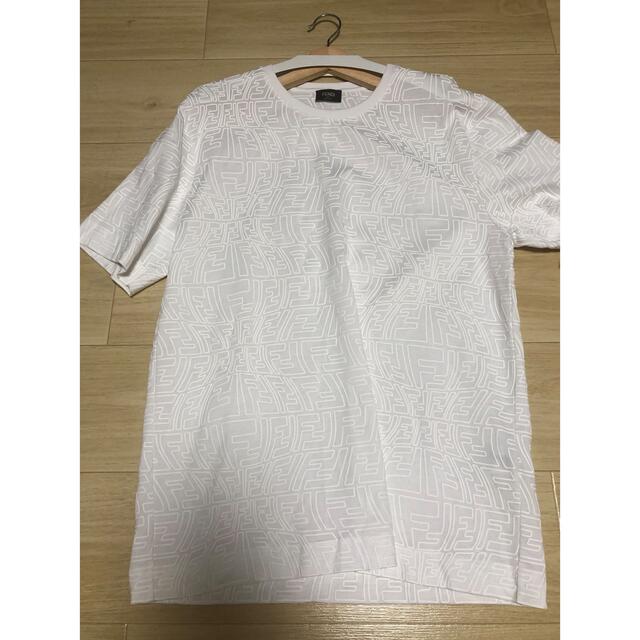 FENDI Tシャツ、白、Lサイズ