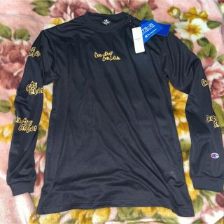 チャンピオン(Champion)のchampionロンT1番クールBLACK GOLD刺繍one for all(Tシャツ/カットソー(七分/長袖))