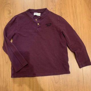 ザラキッズ(ZARA KIDS)のZARA、ザラ、キッズ、ワッフル生地、ロンT、長袖、120(Tシャツ/カットソー)