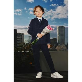 ザラキッズ(ZARA KIDS)のザラ　フォーマルスーツ　セットアップ　チェック柄　入園式　卒園式　入学式(ドレス/フォーマル)