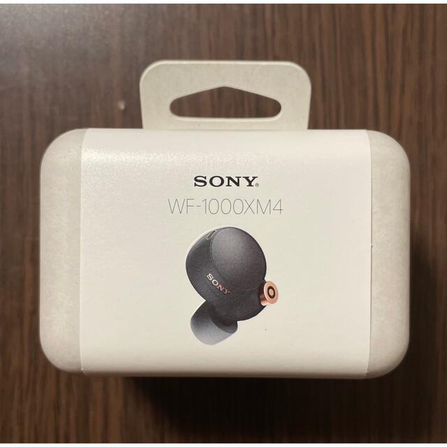 ヘッドフォン/イヤフォン【新品・未使用】SONY  WF-1000XM4 ブラック　ワイヤレスイヤホン