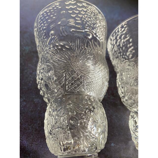 iittala(イッタラ)のArabia/Nuutajarvi オイバトイッカ Fauna 　グラス 2客 エンタメ/ホビーの美術品/アンティーク(ガラス)の商品写真