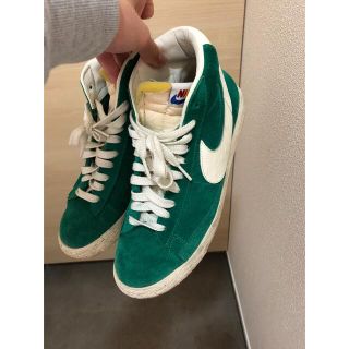 ナイキ(NIKE)のNIKE ブレーザーミッド　グリーン(スニーカー)