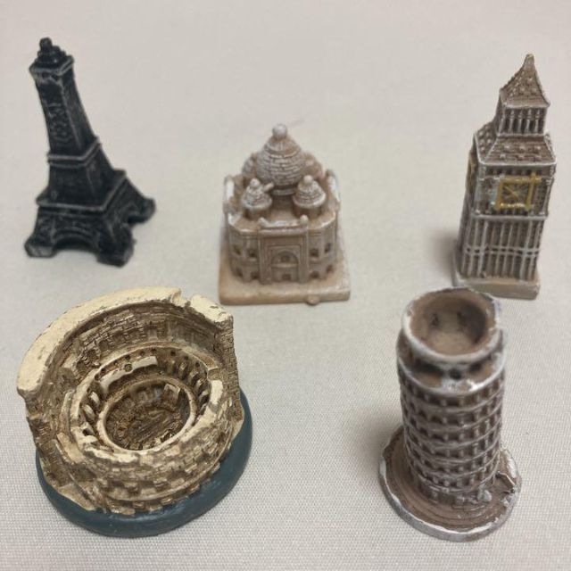 リアル 世界遺産 フィギュア 置物 5種セット 建造物 観光地 有名 かわいい インテリア/住まい/日用品のインテリア/住まい/日用品 その他(その他)の商品写真