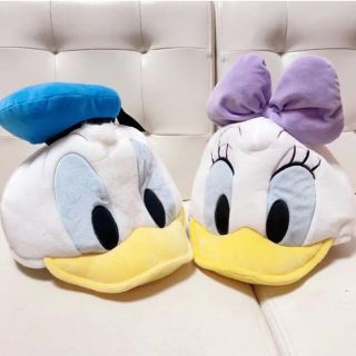 ディズニー(Disney)の【即日発送】Disney ドナルド デイジー ファンキャップ ペアセット(キャラクターグッズ)