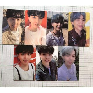 トレカ　BTS SUGA 7枚セット(アイドルグッズ)