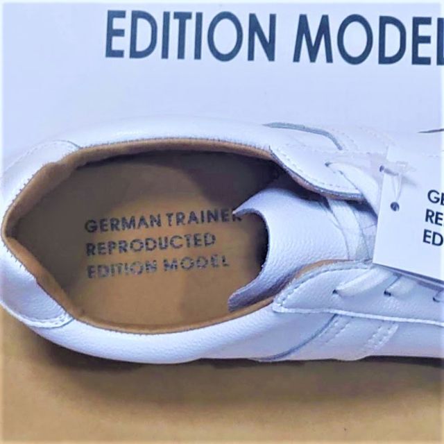 ジャーマントレーナー German Trainer 白本革 24cm レディースの靴/シューズ(スニーカー)の商品写真