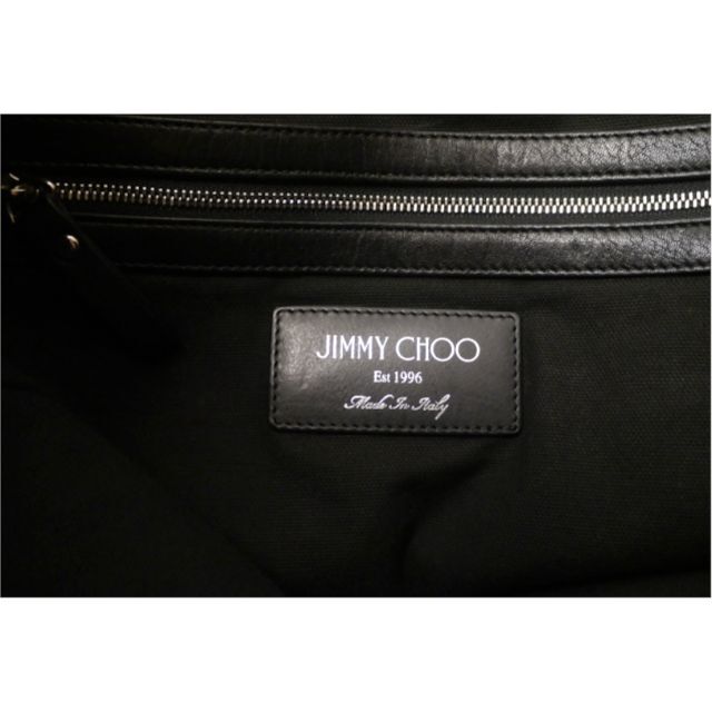 JIMMY CHOO(ジミーチュウ)の美品★JIMMY CHOO ジミーチュウ ピムリコ M レザー トートバッグ 黒 メンズのバッグ(トートバッグ)の商品写真