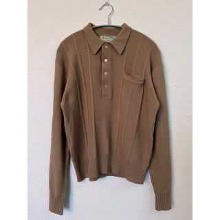 vintage knit polo shirt(s様専用)(ポロシャツ)