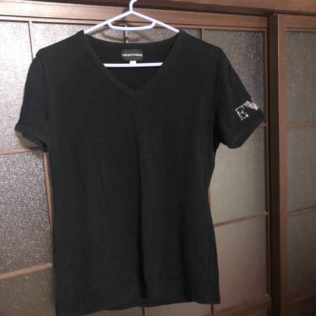 Emporio Armani(エンポリオアルマーニ)の希少　数回着用　EMPORIO ARMANI  Vネック Tシャツ　ワコマリア メンズのトップス(Tシャツ/カットソー(半袖/袖なし))の商品写真