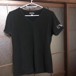 エンポリオアルマーニ(Emporio Armani)の希少　数回着用　EMPORIO ARMANI  Vネック Tシャツ　ワコマリア(Tシャツ/カットソー(半袖/袖なし))