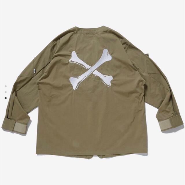 【Mサイズ】 WTAPS SCOUT LS NYCO TUSSAH BEIGE