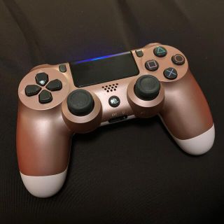 プレイステーション4(PlayStation4)のps4ワイヤレスコントローラーDUALSHOCK (ローズゴールド)(ゲーム)