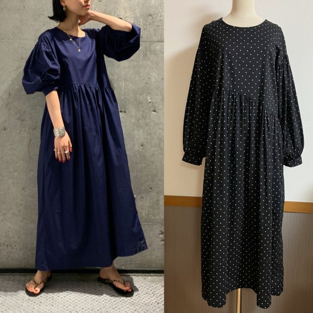 SHIPS for women(シップスフォーウィメン)の【TIGRE ET TIGRE】DOT JAME DRESS レディースのワンピース(ロングワンピース/マキシワンピース)の商品写真