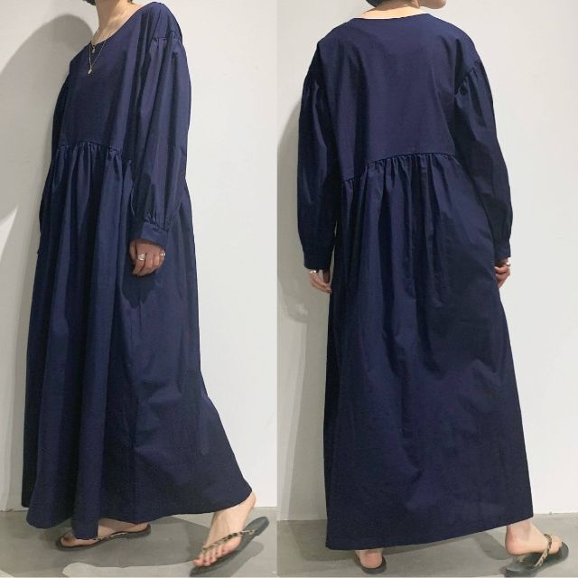 SHIPS for women(シップスフォーウィメン)の【TIGRE ET TIGRE】DOT JAME DRESS レディースのワンピース(ロングワンピース/マキシワンピース)の商品写真