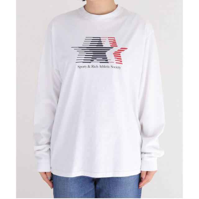 L'Appartement DEUXIEME CLASSE(アパルトモンドゥーズィエムクラス)のsporty&rich athletic society long sleeve レディースのトップス(Tシャツ(長袖/七分))の商品写真