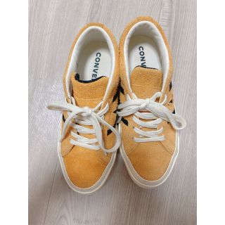 コンバース(CONVERSE)のCONVERSE ONE STAR ACADEMY SUEDE YELLOW(スニーカー)