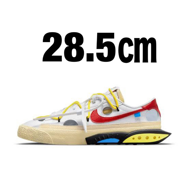 NIKE(ナイキ)のｵﾌﾎﾜｲﾄ OFF-WHITE × NIKE BLAZER LOW 77  メンズの靴/シューズ(スニーカー)の商品写真