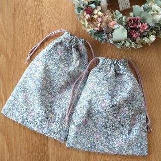 まき様専用＊LIBERTY＊ミシェル＊巾着セット(外出用品)