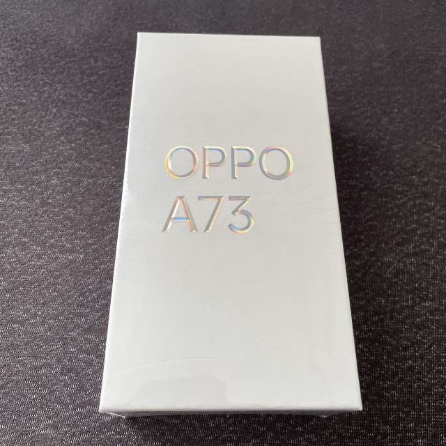 スマートフォン/携帯電話【新品・未開封】OPPO A73 SIMフリー　ネイビーブルー
