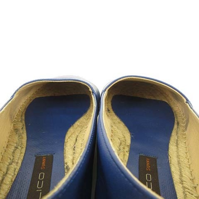 PELLICO(ペリーコ)のエスパドリーユ スリッポン フラットシューズ 厚底 39 ブルー IBO21 レディースの靴/シューズ(スリッポン/モカシン)の商品写真