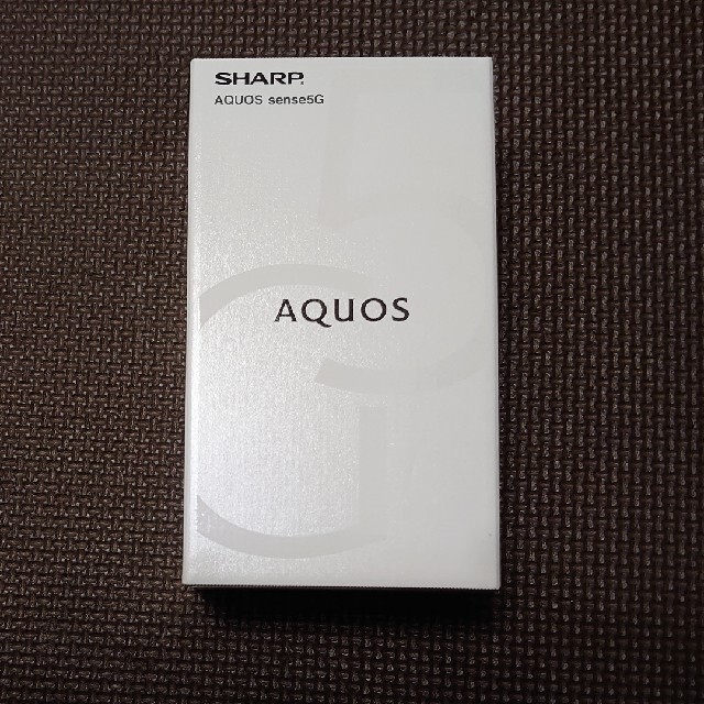 新品 未開封 AQUOS sense5G SHARP simフリー シムフリー